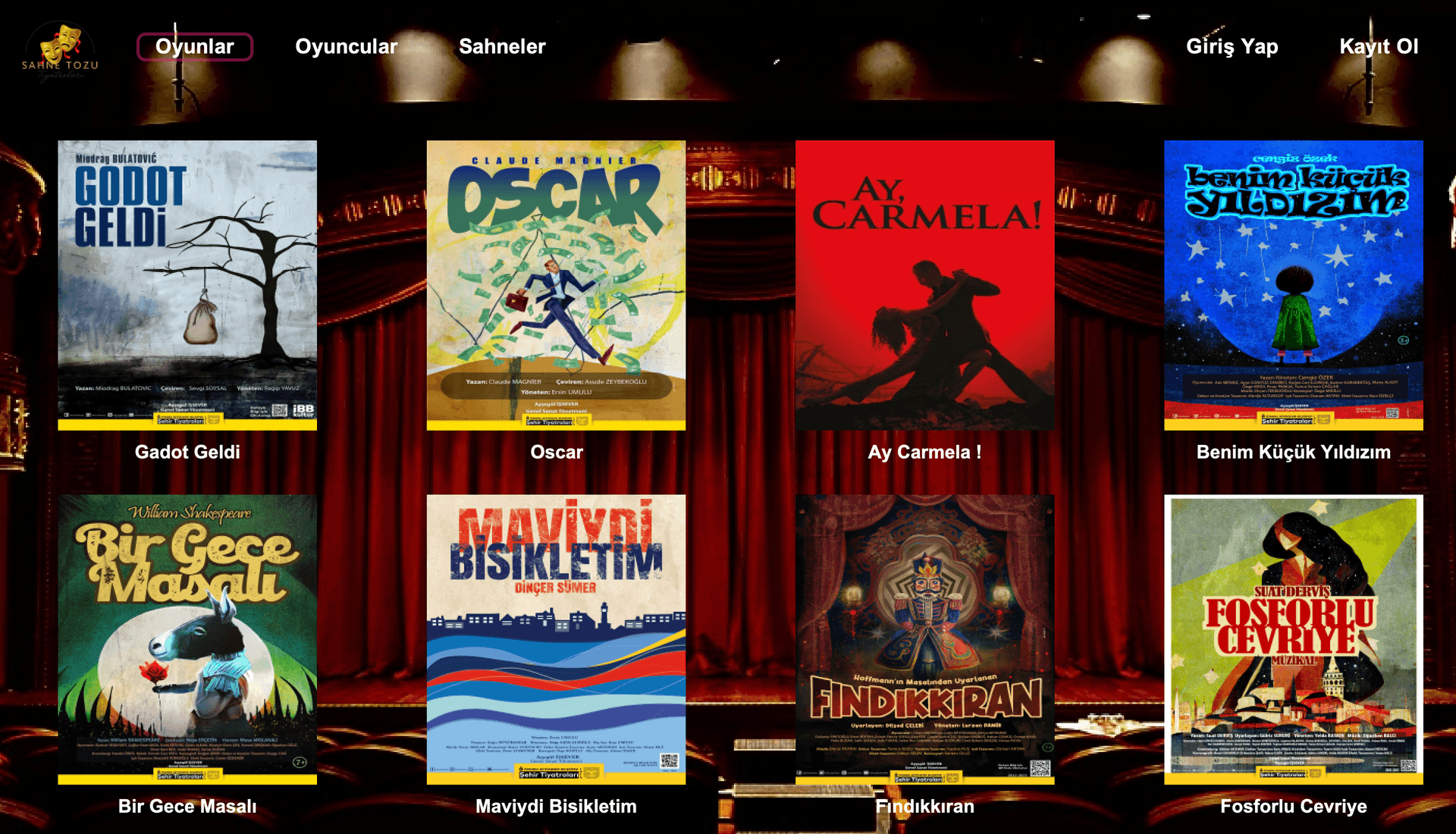 Bilet Satış Sistemi uygulaması ekran görüntüsü